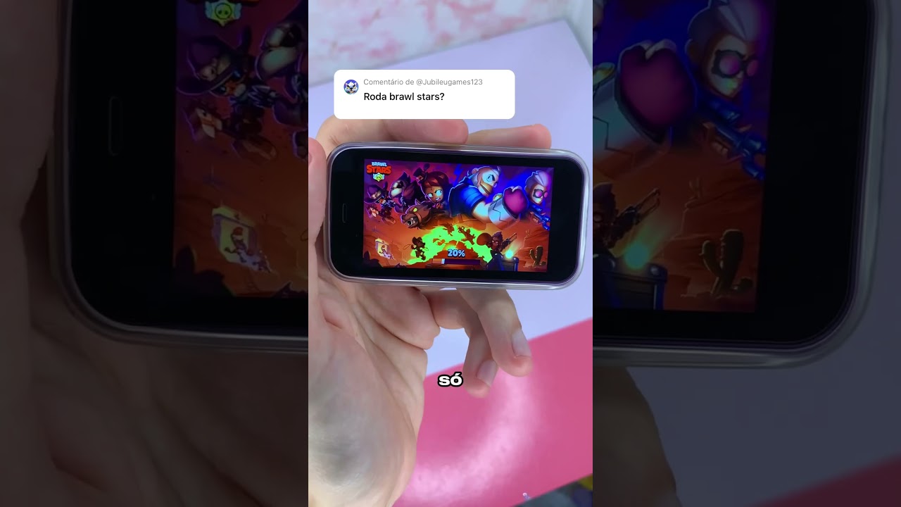 Mini iPhone roda Brawl Stars? SOYES XS15 #achadinhos #brawlstars