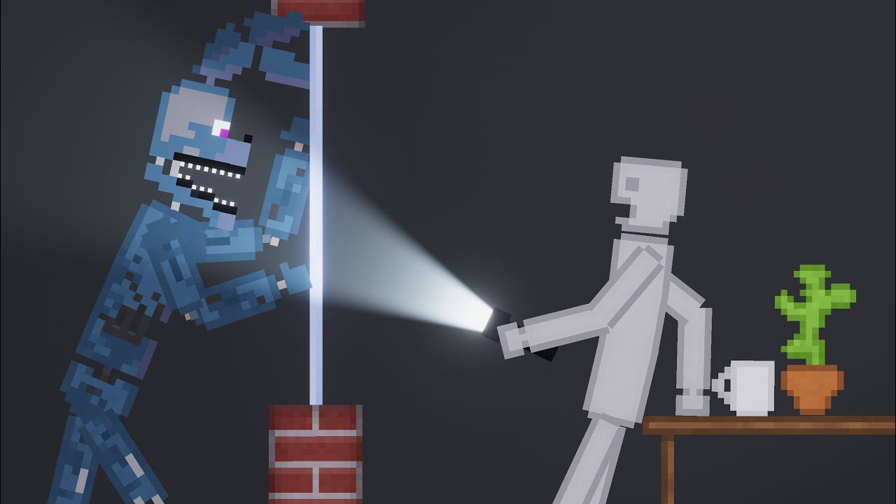 Animatronics (FNAF) Attack People In People Playground