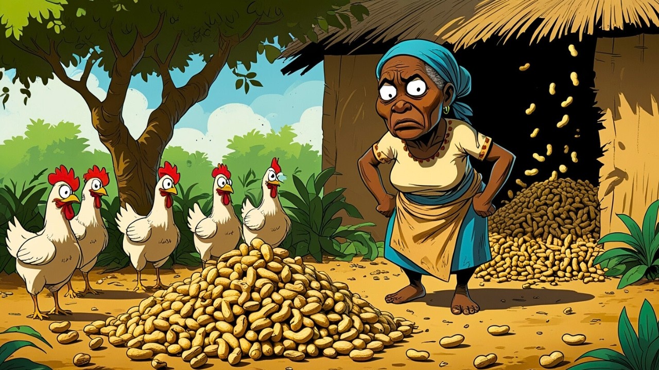 Diba, les Animaux et les Arachides | conte africain  illustré plein de sagesse ! 2025