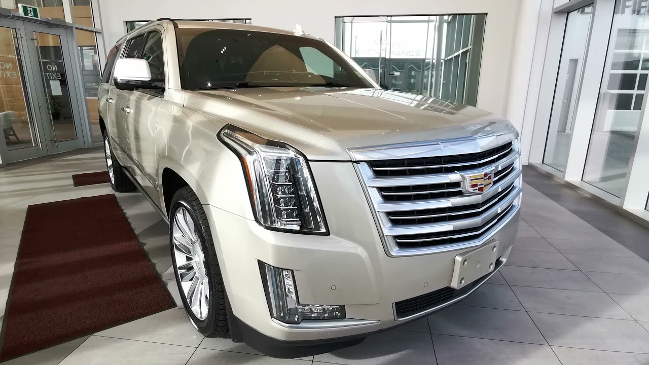 Silver 2016 Cadillac Escalade ESV Platinum Review Edmonton AB - Wolfe Cadillac