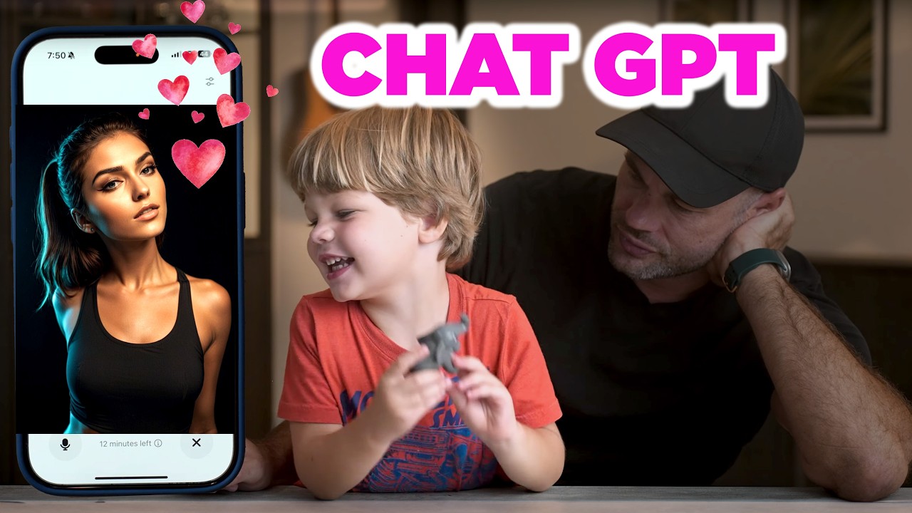 3 Year old Interacting with New Chat GPT 