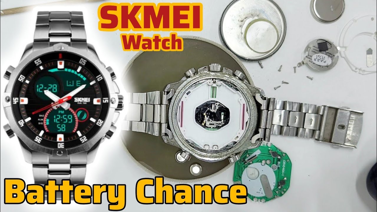 How To Change Battery SKMEI 1146 Watch