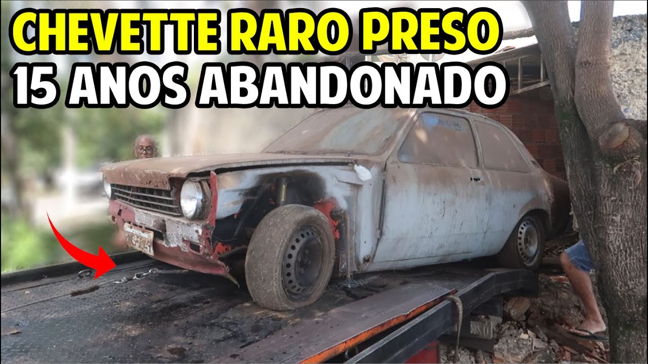O RESGATE DO CHEVETTE RARO 20 ANOS ABANDONADO - ENTRAMOS NUMA FRIA? OU VIDA NOVA Ao TUBARÃO EP 01