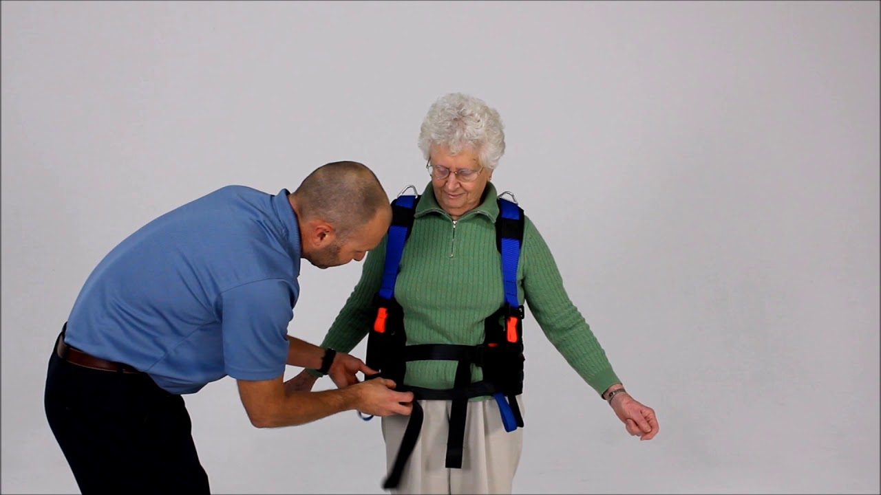 Balance Harness Tutorial: MASS Rehab / Gait Training / Walking / Rail Supported / Therapy