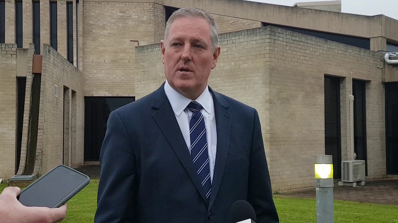 UNCUT: Member for Mount Gambier Troy Bell outside Mount Gambier Magistrates Court - 18/06/2018