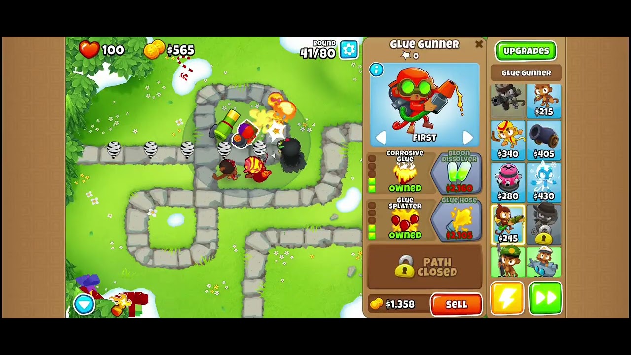 BTD 6 gameplay hard mode half cash 