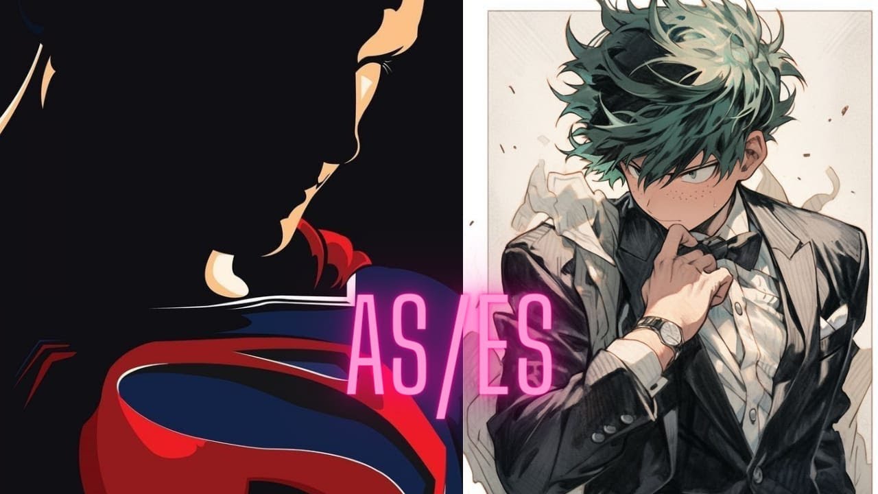 Deku as Superman