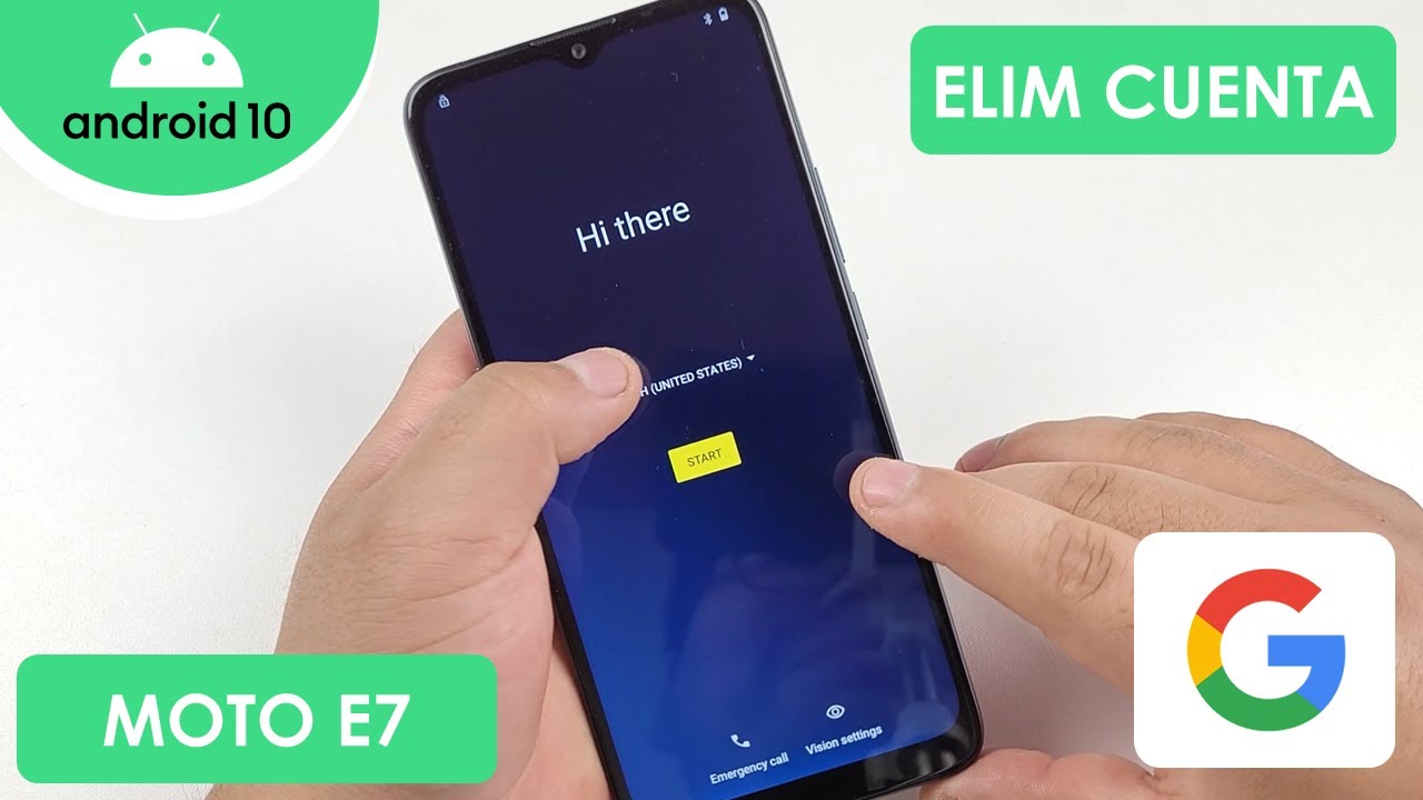 Eliminar Cuenta de Google Motorola Moto E7