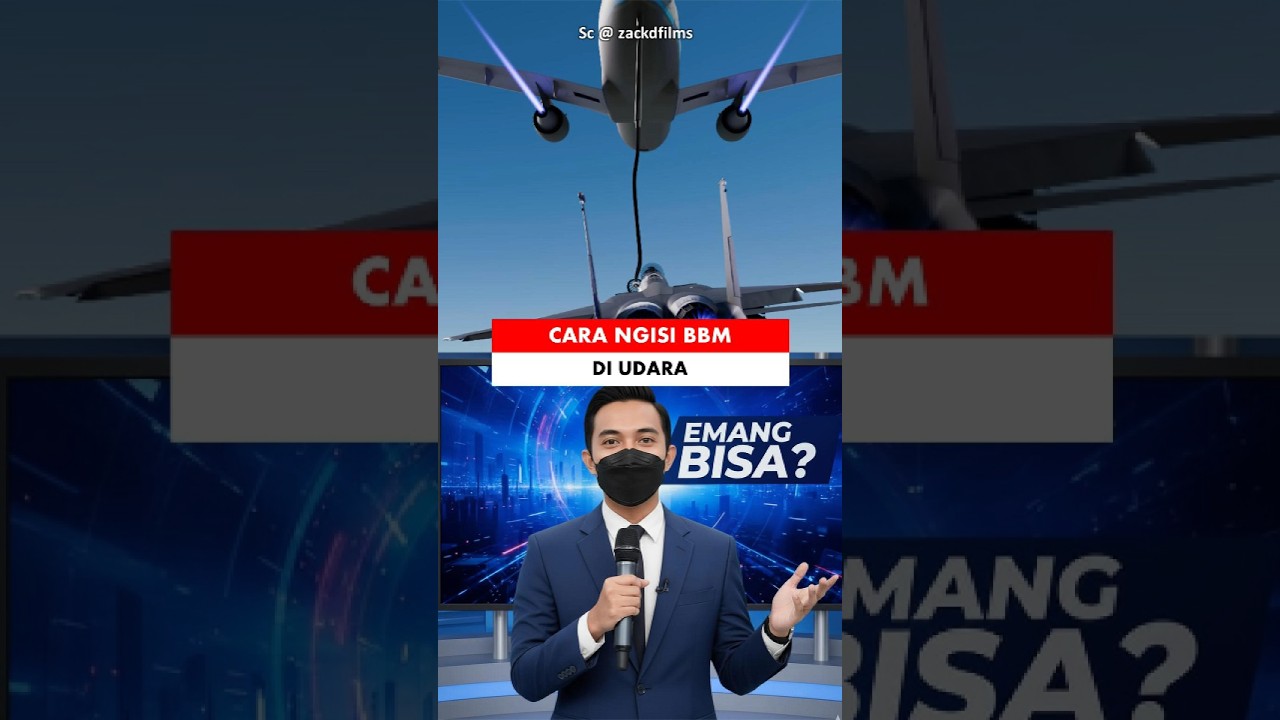 Cara Pesawat Ngisi BBM di Udara‼️ 