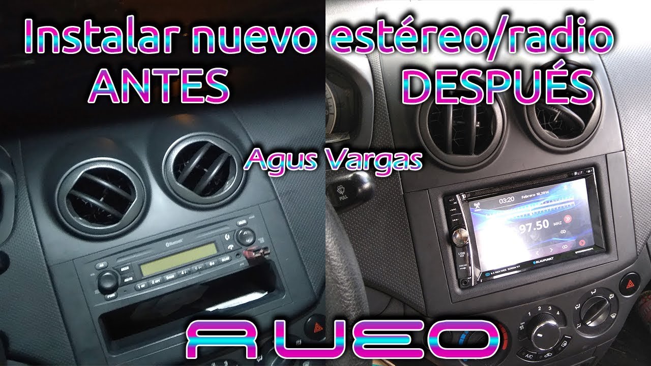 Como Reemplazar el Estereo/Radio de Chevrolet Aveo | 2 o 1 DIN | Instalar Pantalla G3 | Agus Vargas