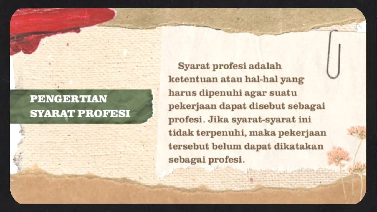 Pengertian dan Syarat Profesi | Etika Profesi Guru