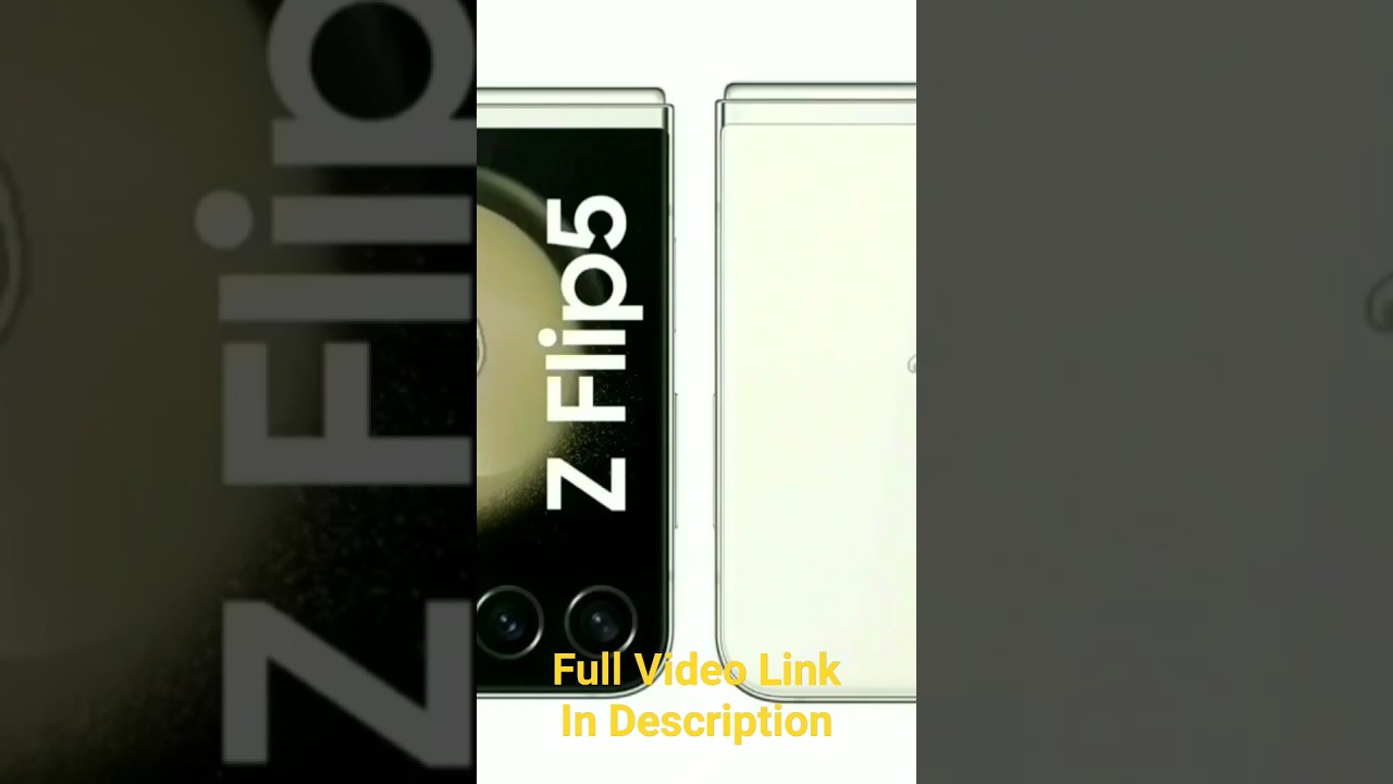Samsung Galaxy Z Flip 5 Specs Leaks