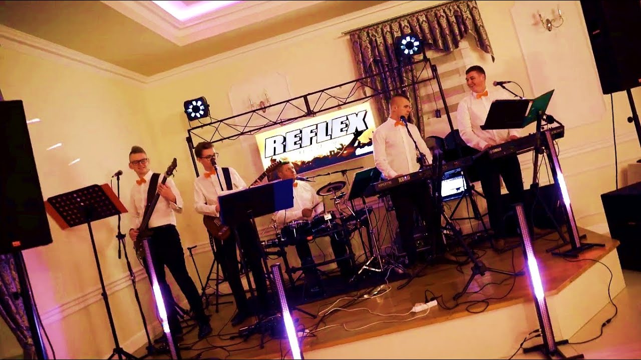 Zespół REFLEX - Hej, hello, zrobimy dziś show (cover Drossel) | Studio b-Art | 4K | Zespół na wesele