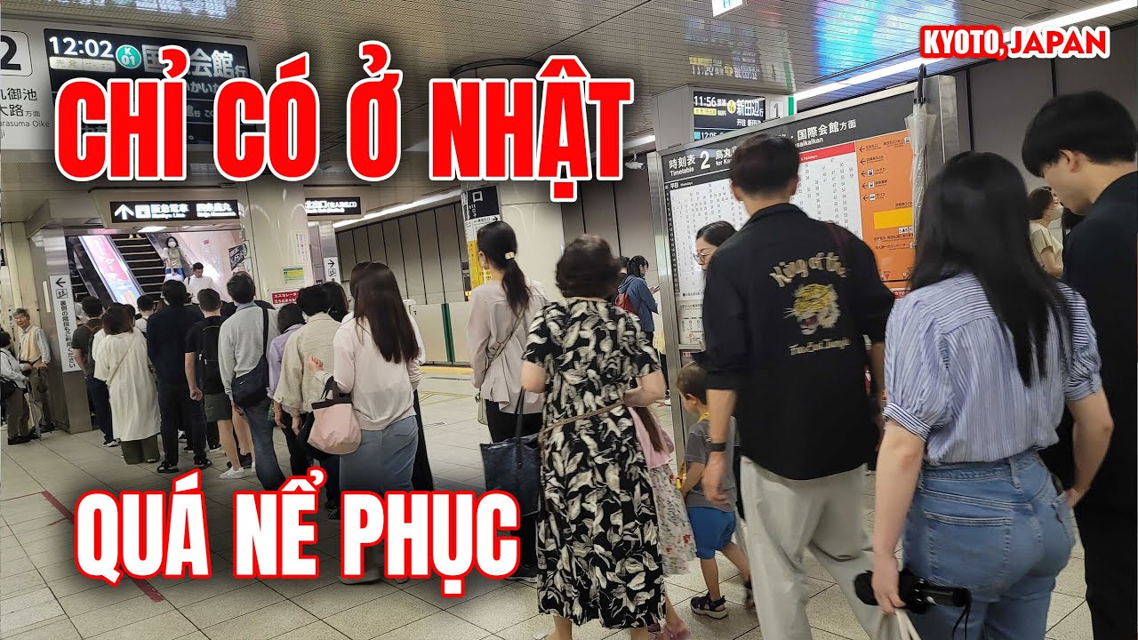 Tận Mắt Chứng Kiến Văn Hoá Xếp Hàng Của Người Nhật | Only in Japan | Khám Phá Chợ Chùa Cố Đô Kyoto