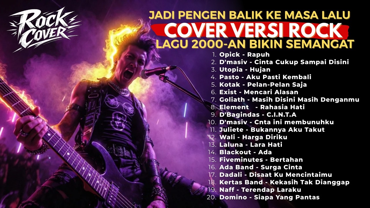 ROCK COVER LAGU HITS 2000AN INDONESIA 2026 TERBARU  Full Nostalgia & Semangat 🔥