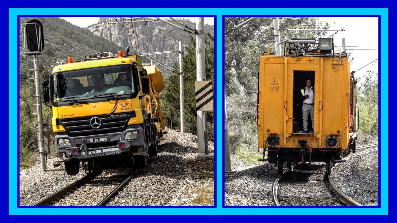 Mercedes-Benz Actros(18 t/320 hp) ROAD-RAIL / MDA ➕ Drezin!📍Bolacalı Alman Köprüsü Kuzey&Güney Kısmı