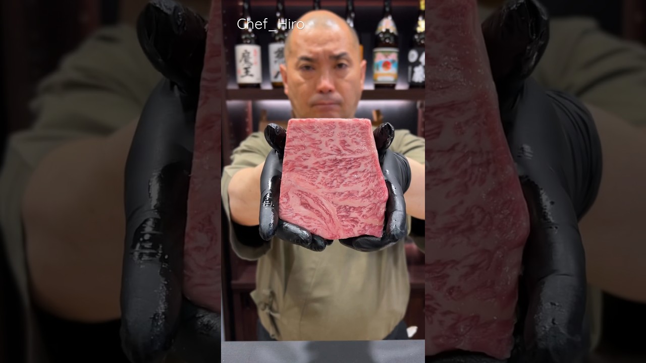 【Wagyu】🇯🇵Japanese Beef Nigiri Sushi🥩 #shorts