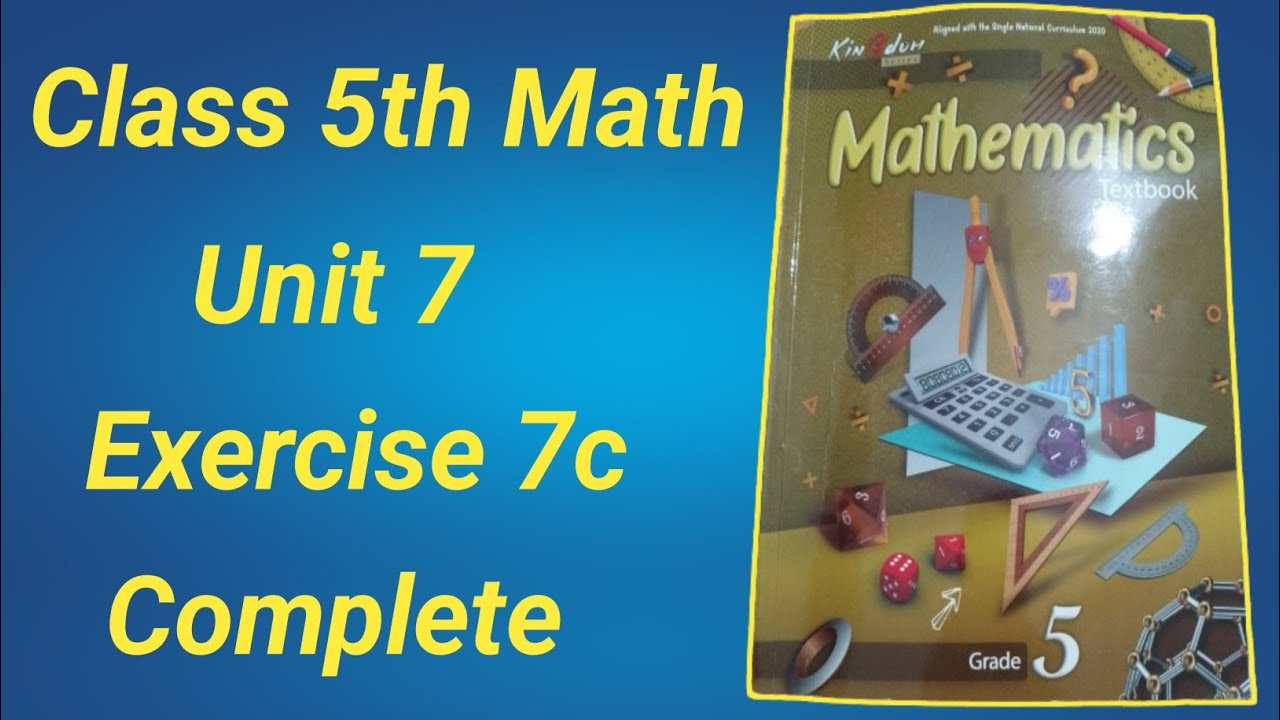 Class 5 Math Chapter 7 Ex 7c | Class 5 Math ex 7c | Geometry | PTB 