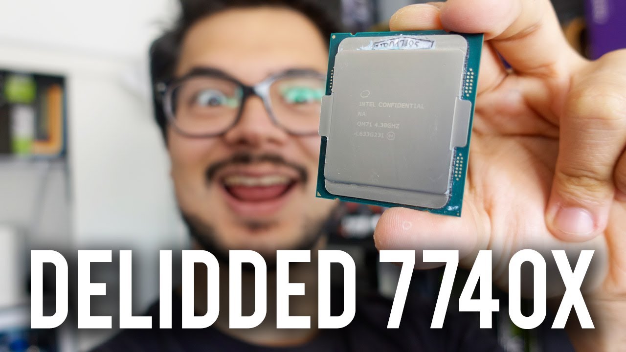 Kaby Lake X i7-7740X DELIDDED Benchmarks!