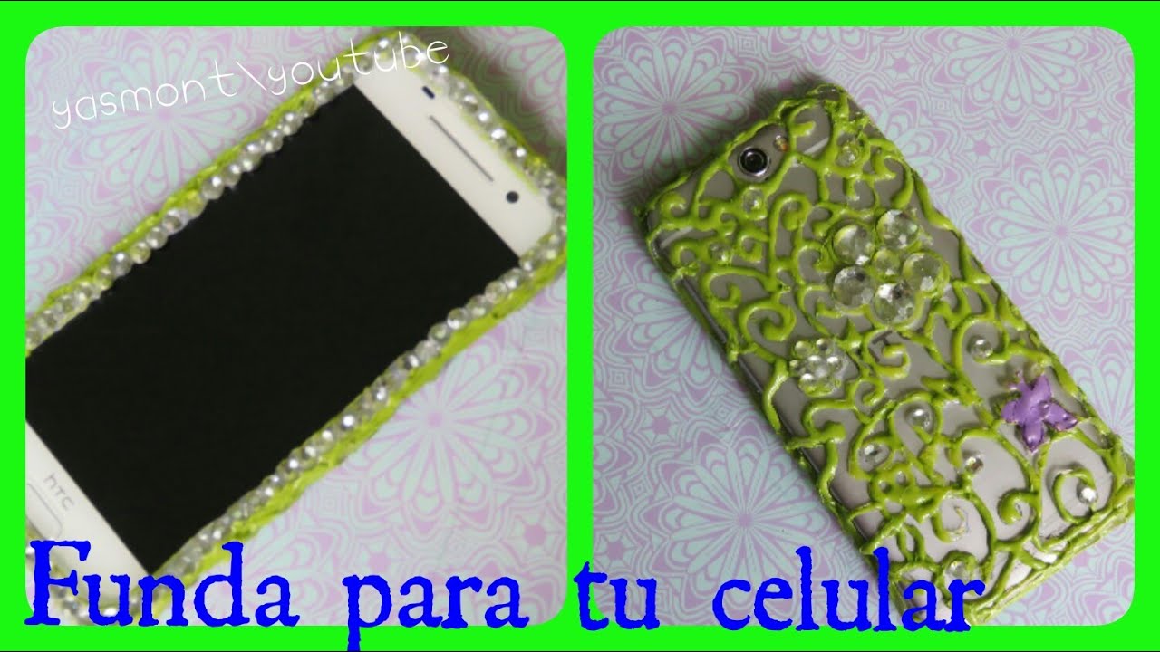 COMO HACER ¡FUNDAS PARA CELULAR DE SILICON! / FACIL Y RAPIDO