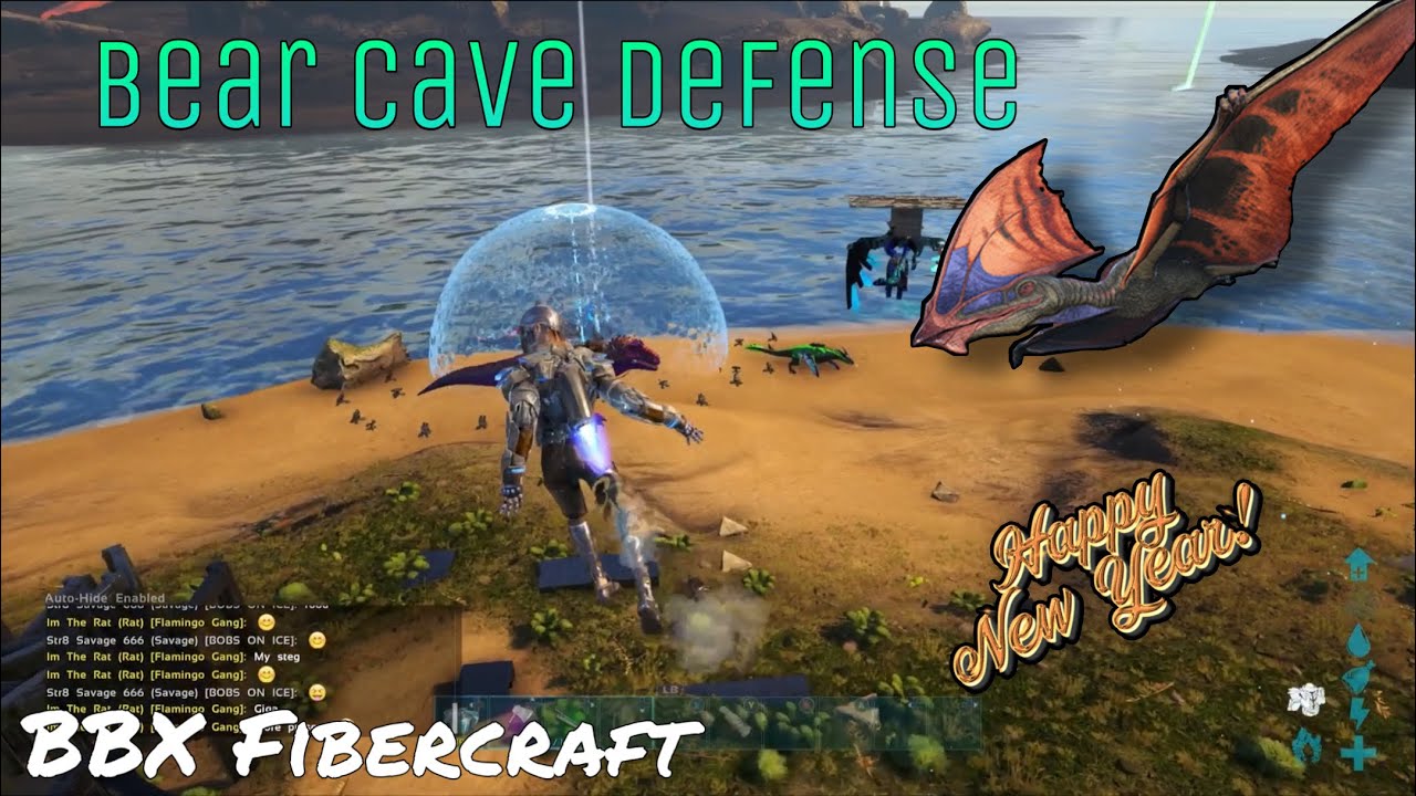 Bear Cave Defense Against 3 Tribes | BBX Fibercraft