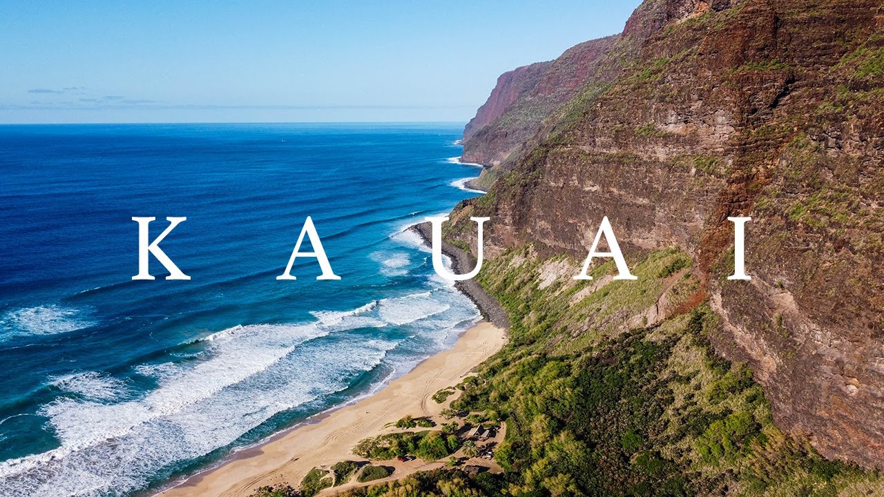 Kauai 4K Breathtaking Relaxing Beaches