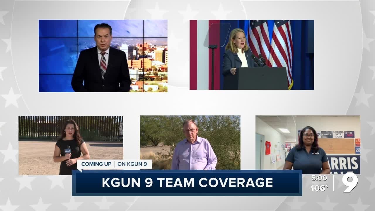 KGUN 9 @ 5 p.m. - Vice President Kamala Harris at Cochise College in Douglas