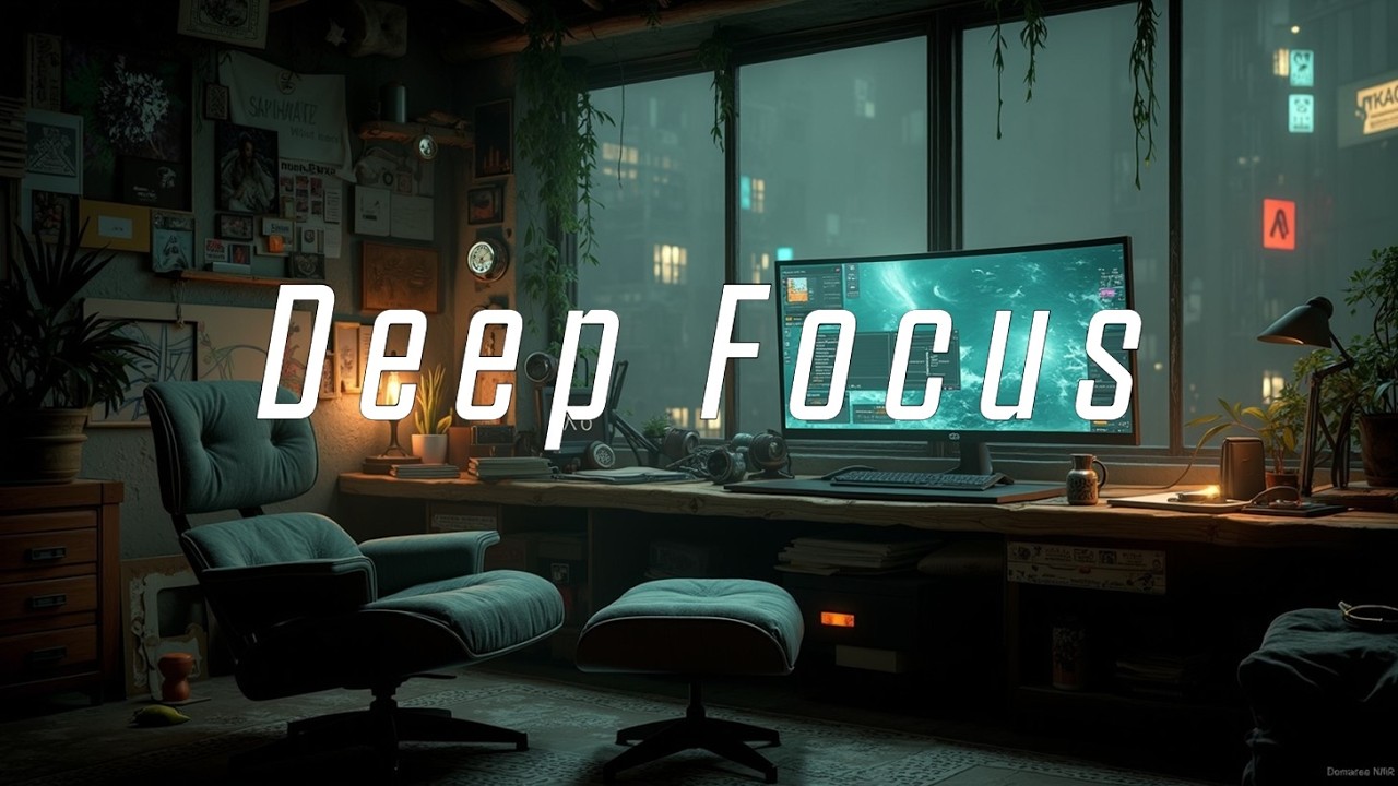 Night Coding Music ~ Productivity Beats for Deep Focus & Flow State