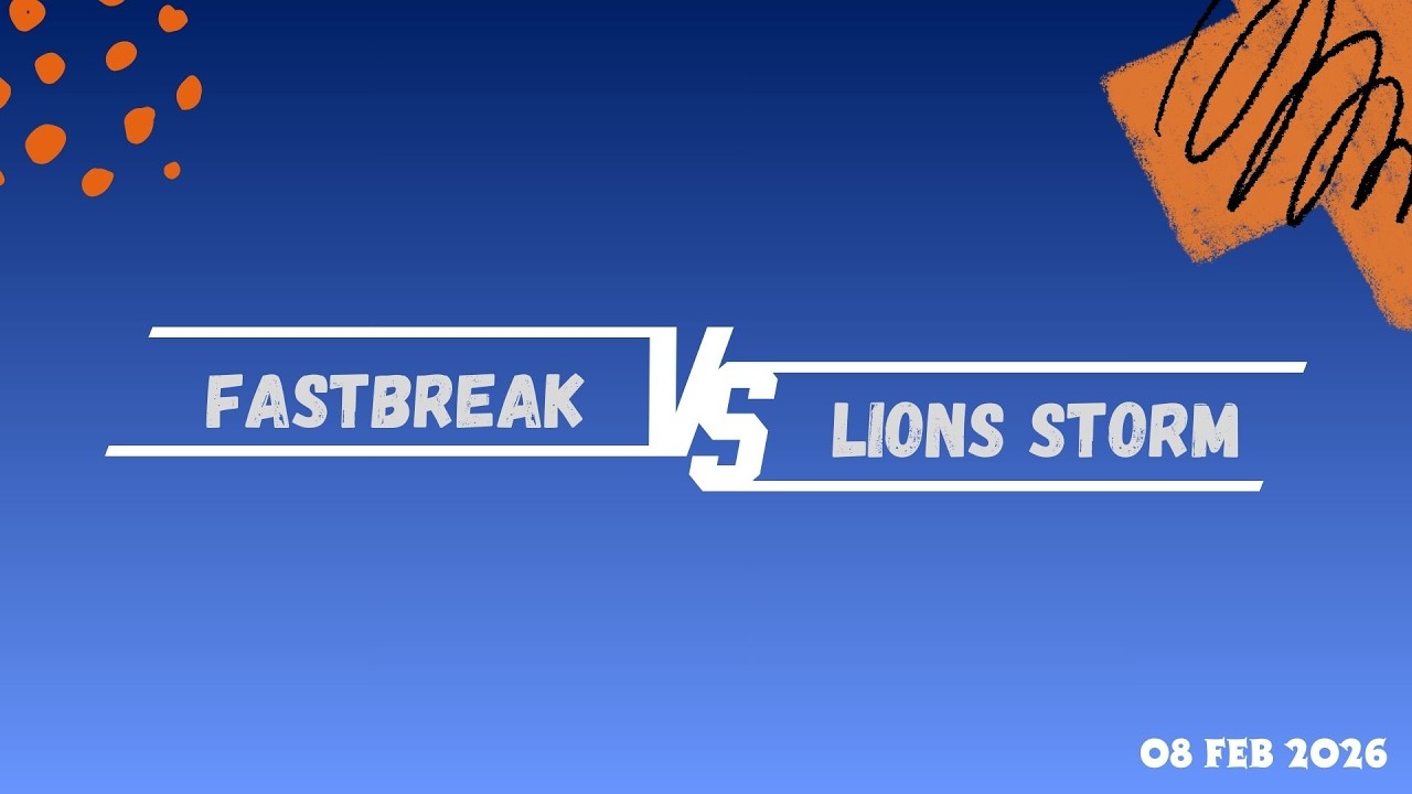 SPBL S1 2026 - U14BD4 FASTBREAK vs LIONS STORM (08 Feb 2026)  - 1st Qtr