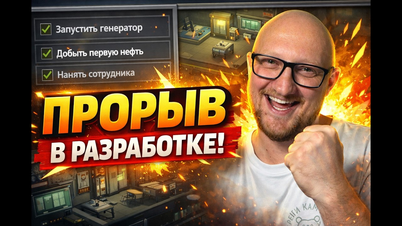 Первый настоящий результат разработки моей игры | Влог геймдизайна #7