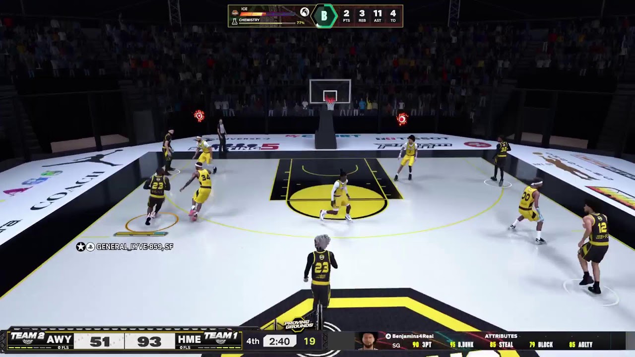 NBA 2K26 proving grounds 5v5 with randoms