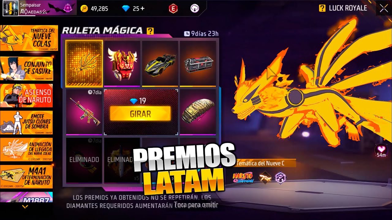 🌟COMO SACAR ALA DELTA NUEVE COLAS! RULETA MAGICA