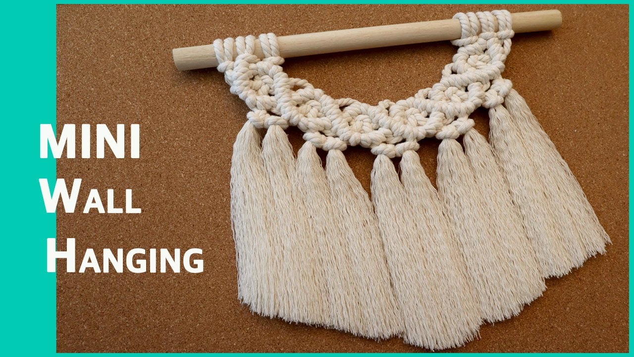 DIY Macrame Wall Hanging / 마크라메  / マクラメ / Макраме / Macramé / Makramee / makrome / ঝালর / म्याक्राम