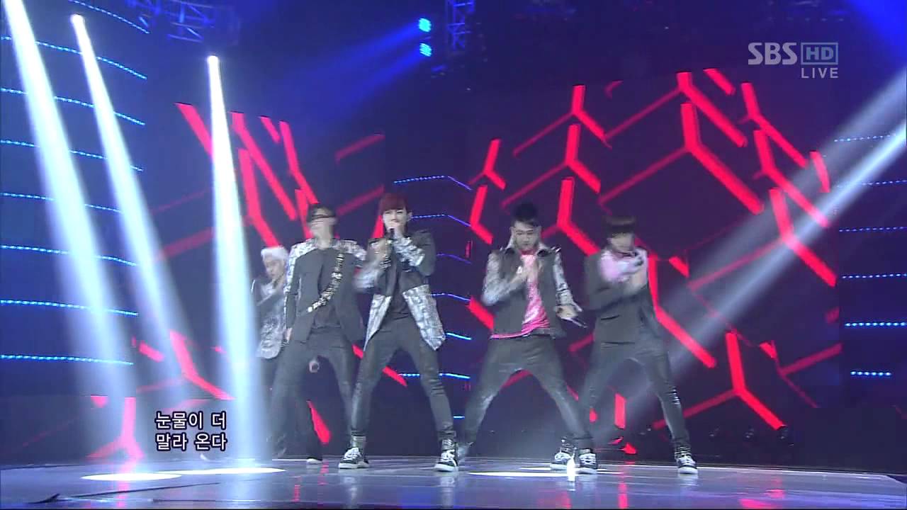 B1A4 [Это время истекло / Малыш, я сожалею] @SBS Inkigayo 가요 가요 20120318