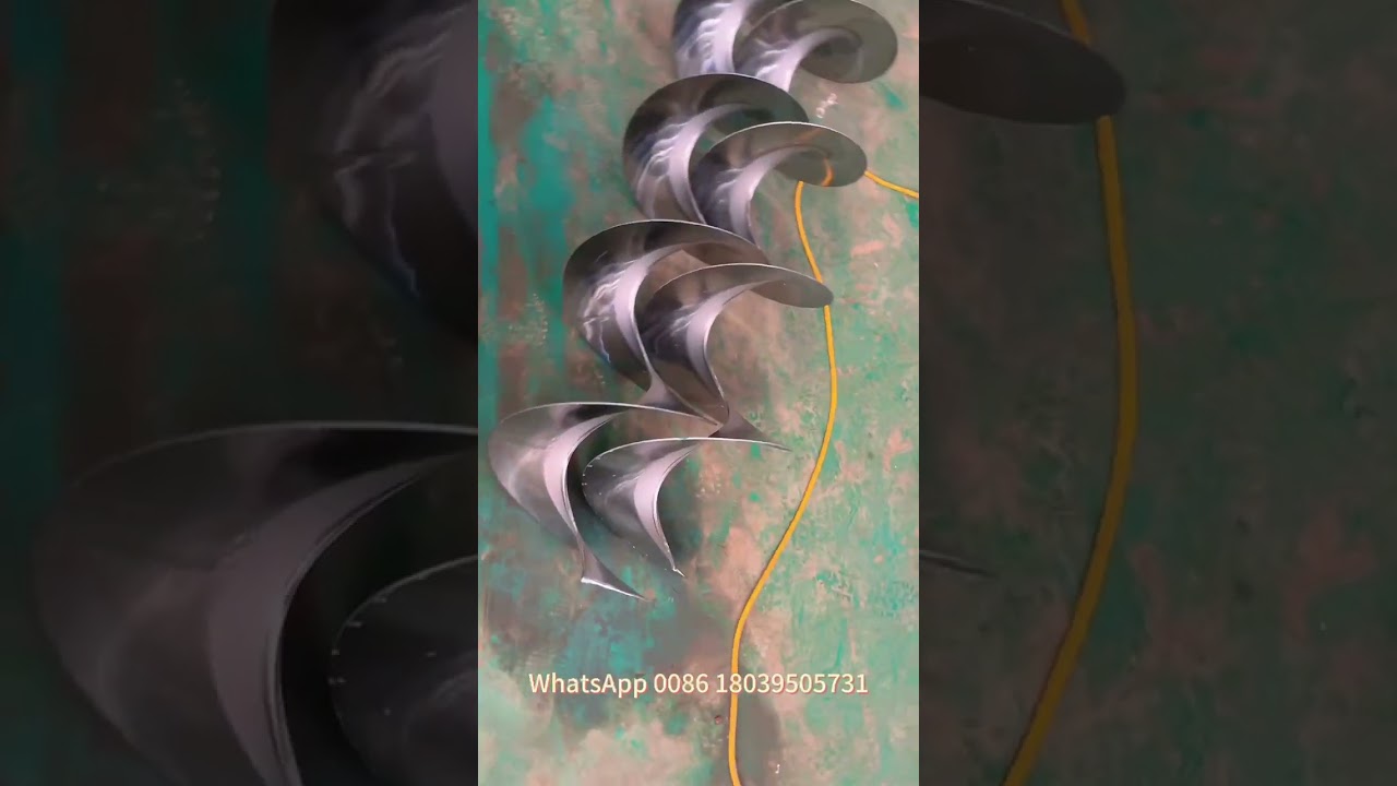 Screw Auger Flight Forming Machine, Making Screw Conveyor Blade