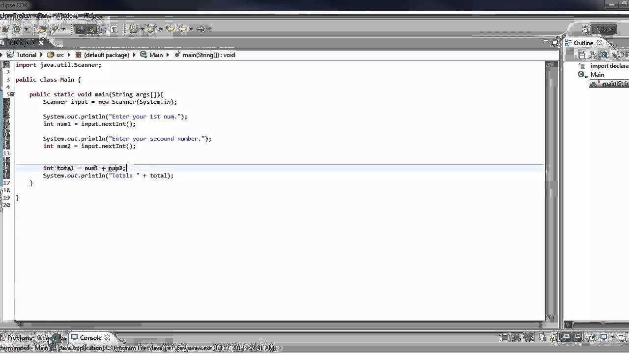 Java tutorial #21 Try and Catch