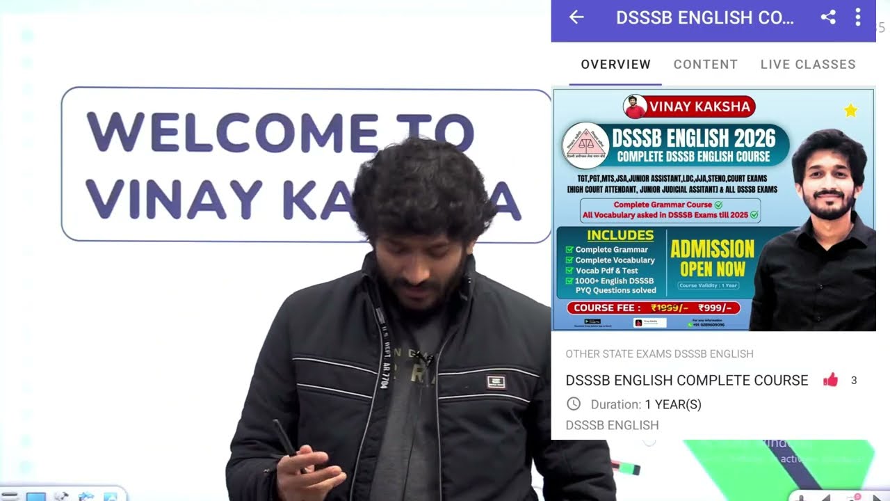 DSSSB PRT/MTS/TGTASSISTANT SUPERINT English class|DSSSB Latest Previous year|#dsssb #ddavacancy2025