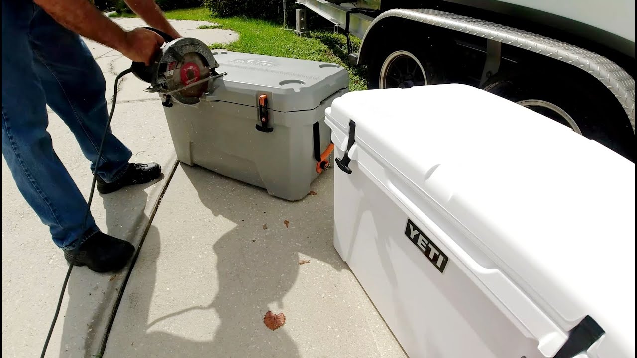 Реальный тест Yeti Cooler за 500 долларов против Ozark Trail Cooler за 100 долларов