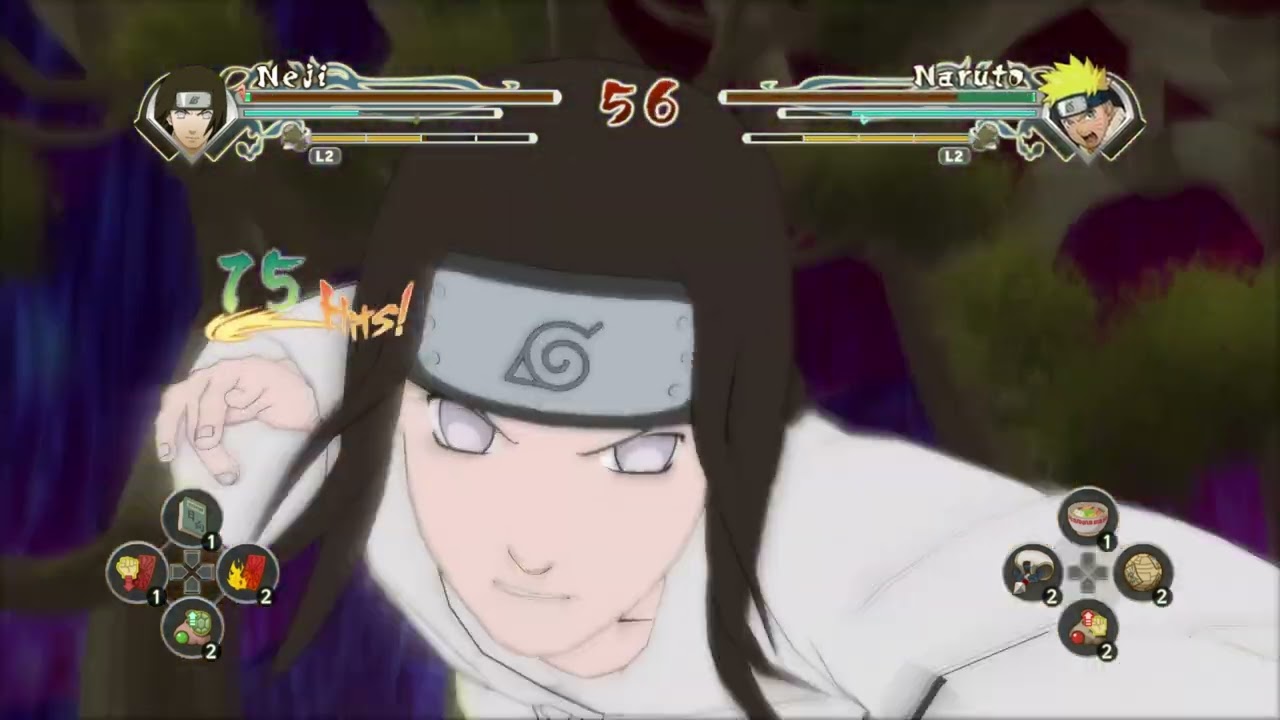 Neji vs Naruto (Part 1) - Naruto Shippuden Ultimate Ninja Storm Generations