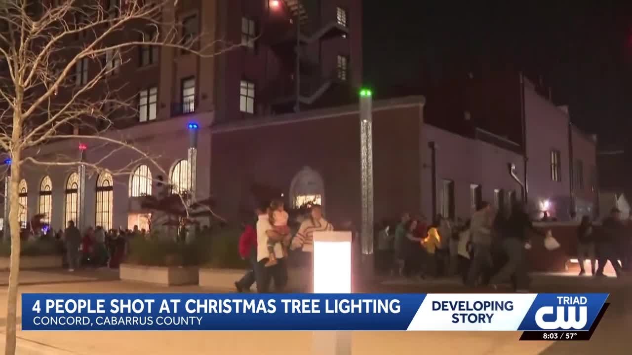 Four hospitalized after shooting at Concord's Christmas Tree Lighting