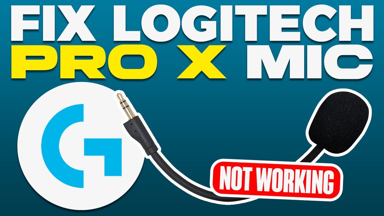 Как исправить неработающий микрофон Logitech Pro X