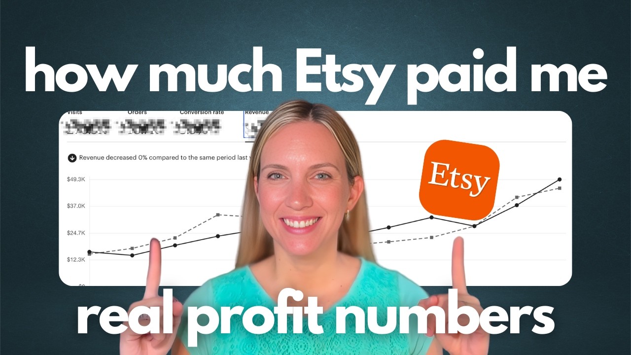 My Etsy Shop Made $313k in 2025 | Here's What I Actually Profited