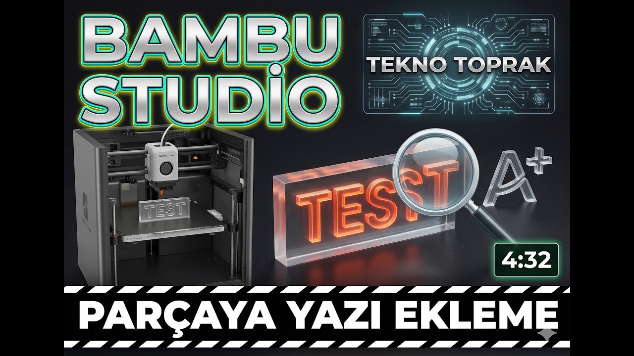 Bambu Studio'da Yazı Yazma Sırları !