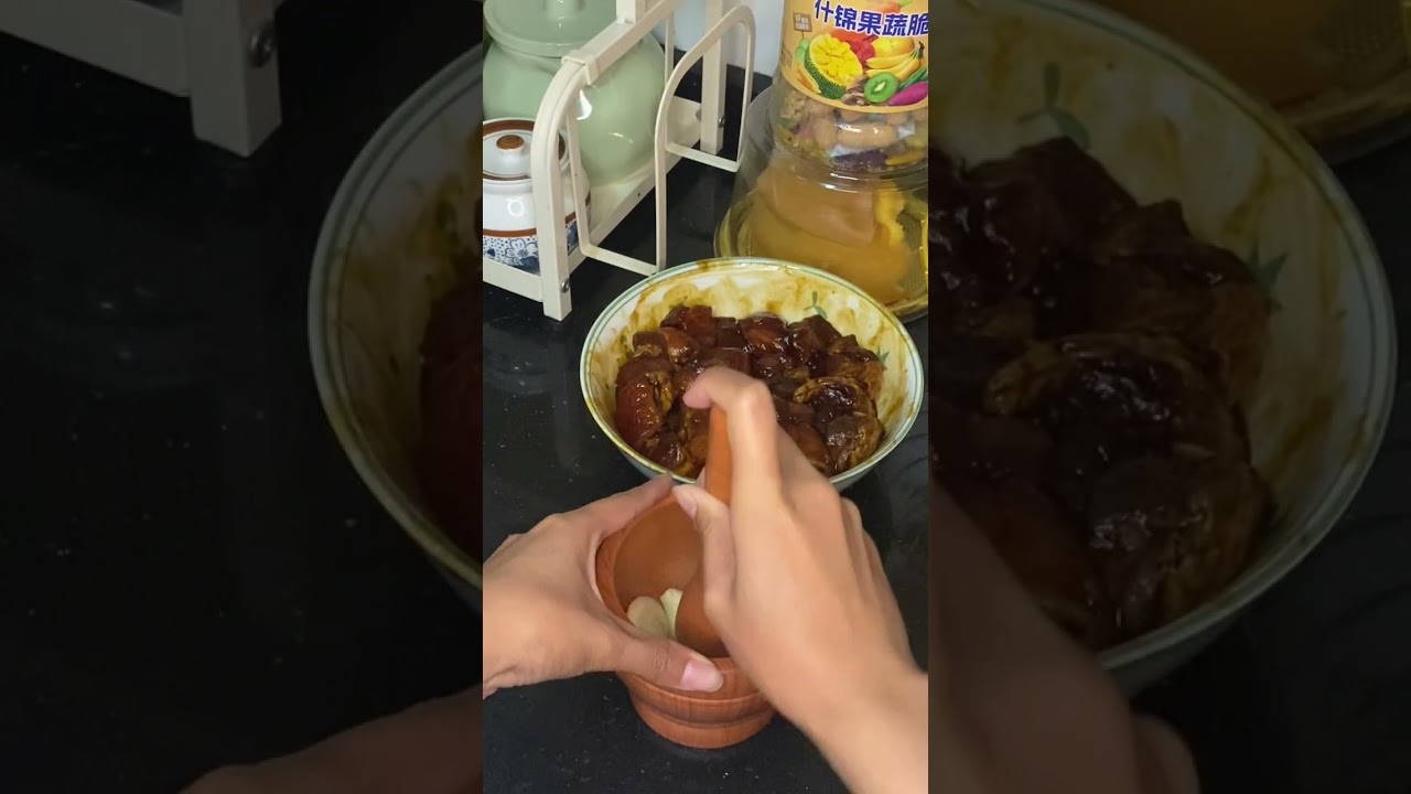 ខសាច់ជ្រូកពងមាន់បន្លែទំពាំង😋