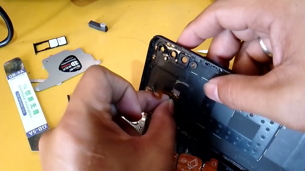 huawei y6p 2020 back cover replacement with fingerprint transfer