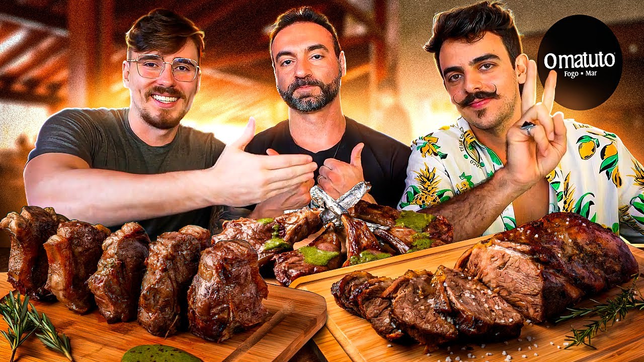 1 HORA COMENDO NA CHURRASCARIA SEM EDIÇÃO I Matuto