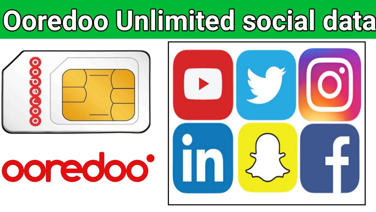 Ooredoo Unlimited Social Media plan | Ooredoo Social Media Package Monthly? 