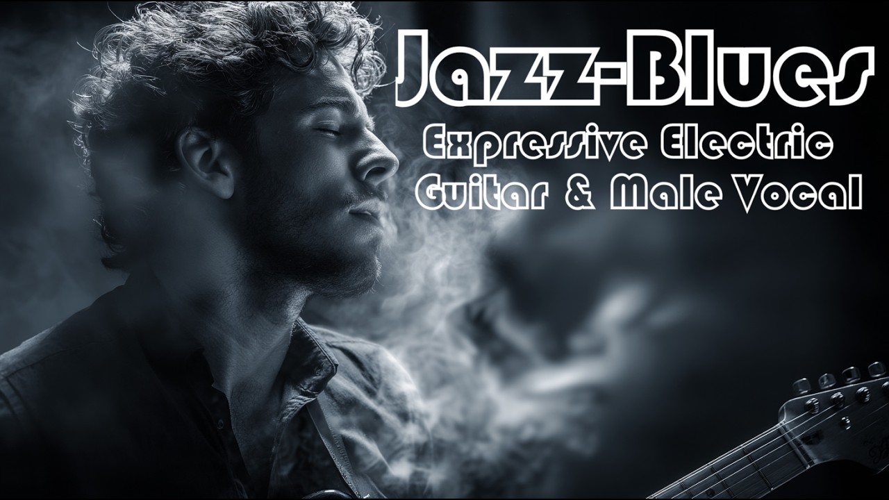 Midnight Blues Serenade – Smooth Jazz Blues with Expressive Electric Guitar & Male Vocal