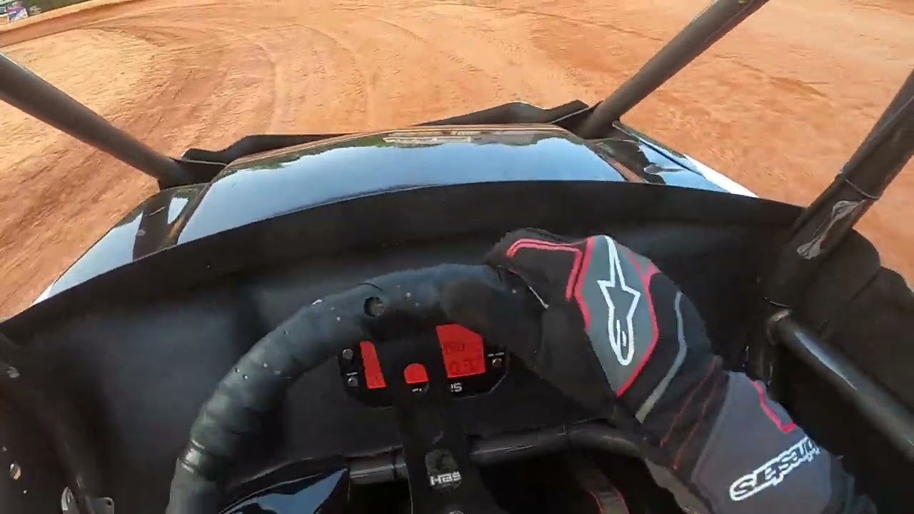 Testing a Micro Sprint at Millbridge Speedway
