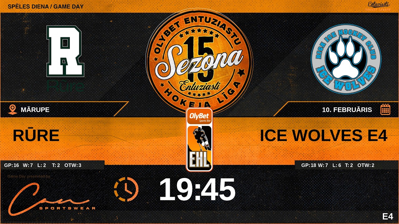🎧🎤2026 02 10 | RŪRE (RUR) - ICE WOLVES E4 (WF2) | E4
